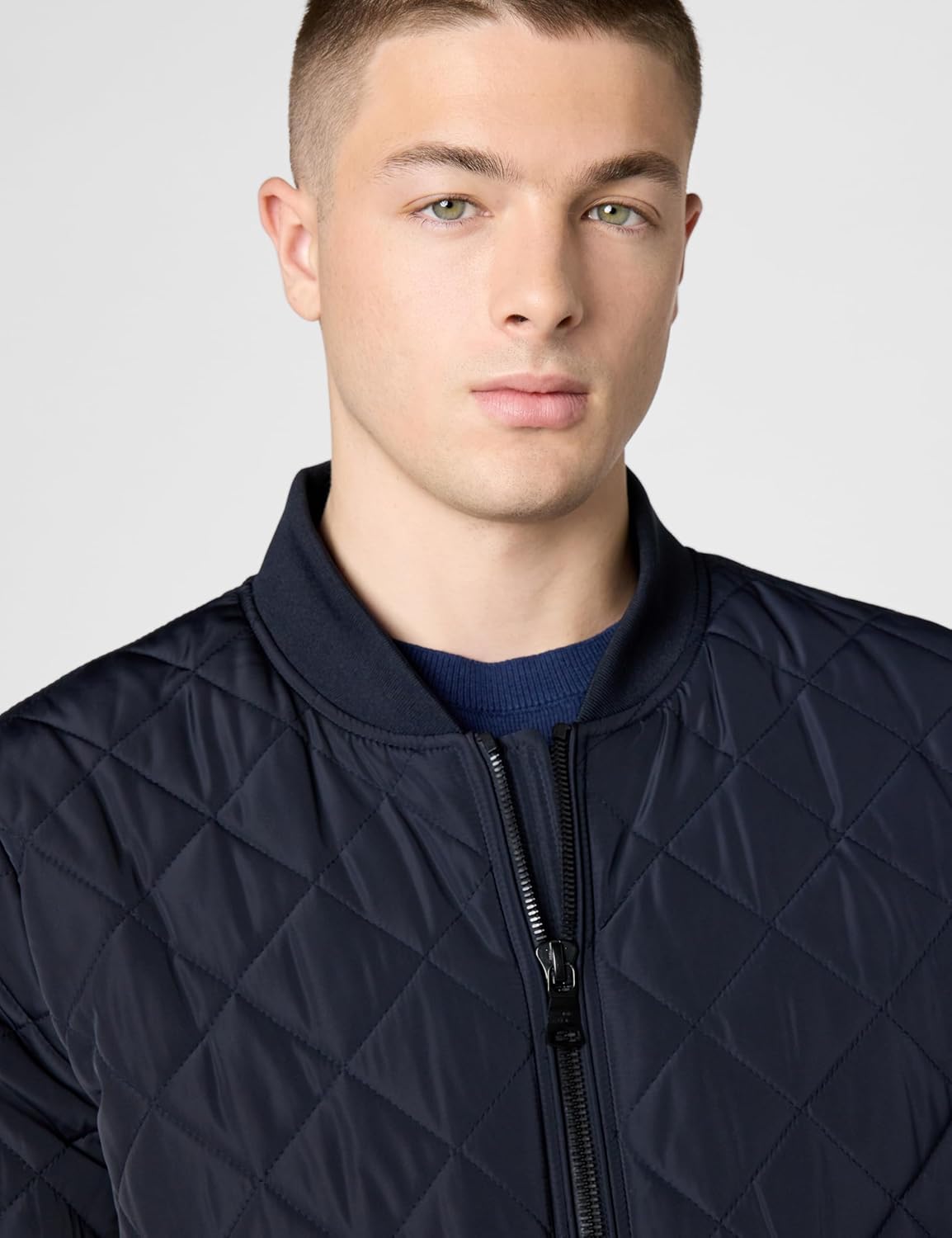 Calvin Klein Men's Quilted Zipper Detail Flight Jacket - Image 3