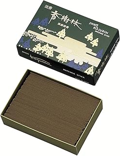 沈香系 玉初堂(Gyokushodo) 線香 沈香 香樹林 大バラ スティック 170グラム (x 1)