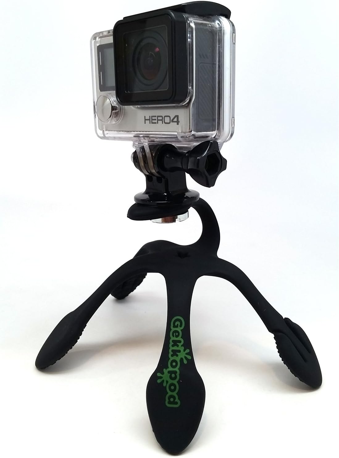 Gekkopod GoPro & Smartphone Mount - Portable and Extremely Flexible Mount That can be Set, Wrapped, Hung, Clung and Submerged Practically Anywhere - 2 adapters, one for GoPro and one for Smartphones