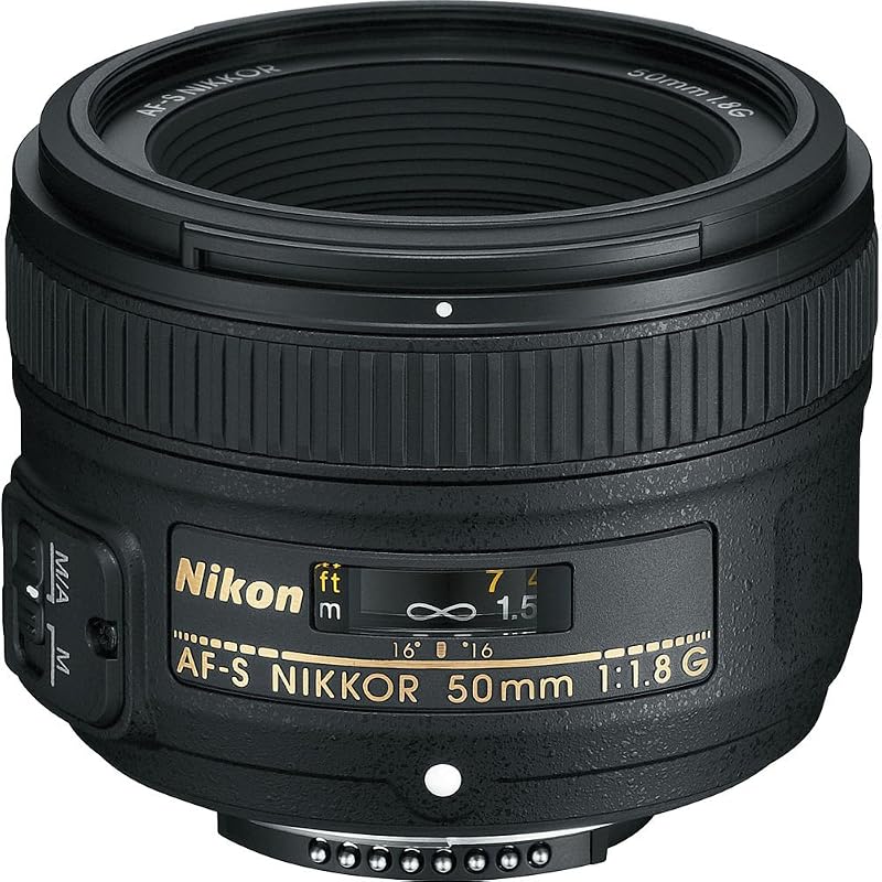 Lente Nikon AF-S FX NIKKOR 50 mm f/1.8G con enfoque automático para cámaras DSLR Nikon | Enfoque automático para cámaras DSLR