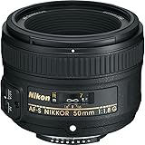 Nikon AF-S FX NIKKOR 50mm f/1.8G Lens with Auto Focus for Nikon DSLR...