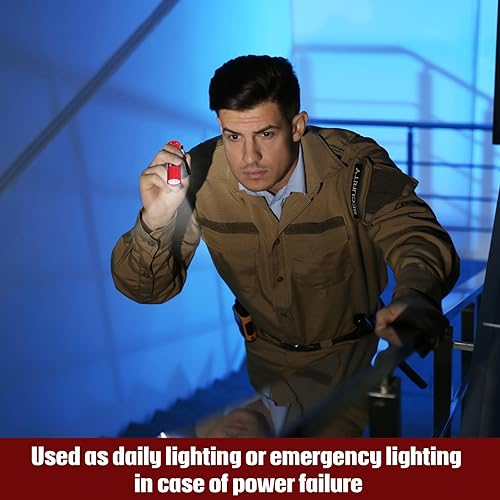 Vista 18 de VIHOSE 20 mini linternas a granel, luz flash de mano de aluminio brillante con cordón, pequeñas linternas LED para lectura nocturna, emergencia