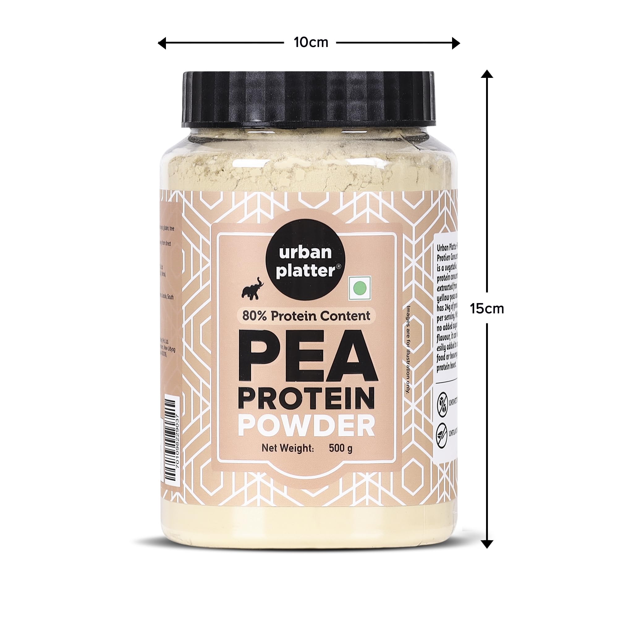 Urban Platter Pure Pea Protein Powder, 500g — Amazon image 9