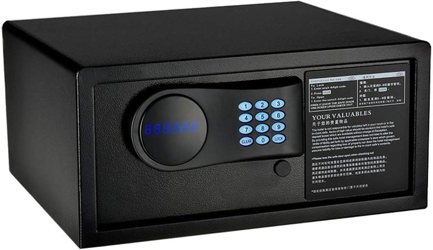 Steel Security Safe it Box with Digital Keypad for Home Office and Hotels to Store Cash Passport