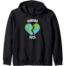 Humans Suck Zip Hoodie