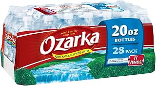 Ozarka Natural Spring Water, 20 Fluid Ounce (Pack of 28)