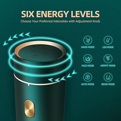 Miniatura 3 de JOVS Dora - Dispositivo de depilación láser en casa para mujeres, permanente con perilla de cambio continuopantalla táctildestellos ilimitados, 6