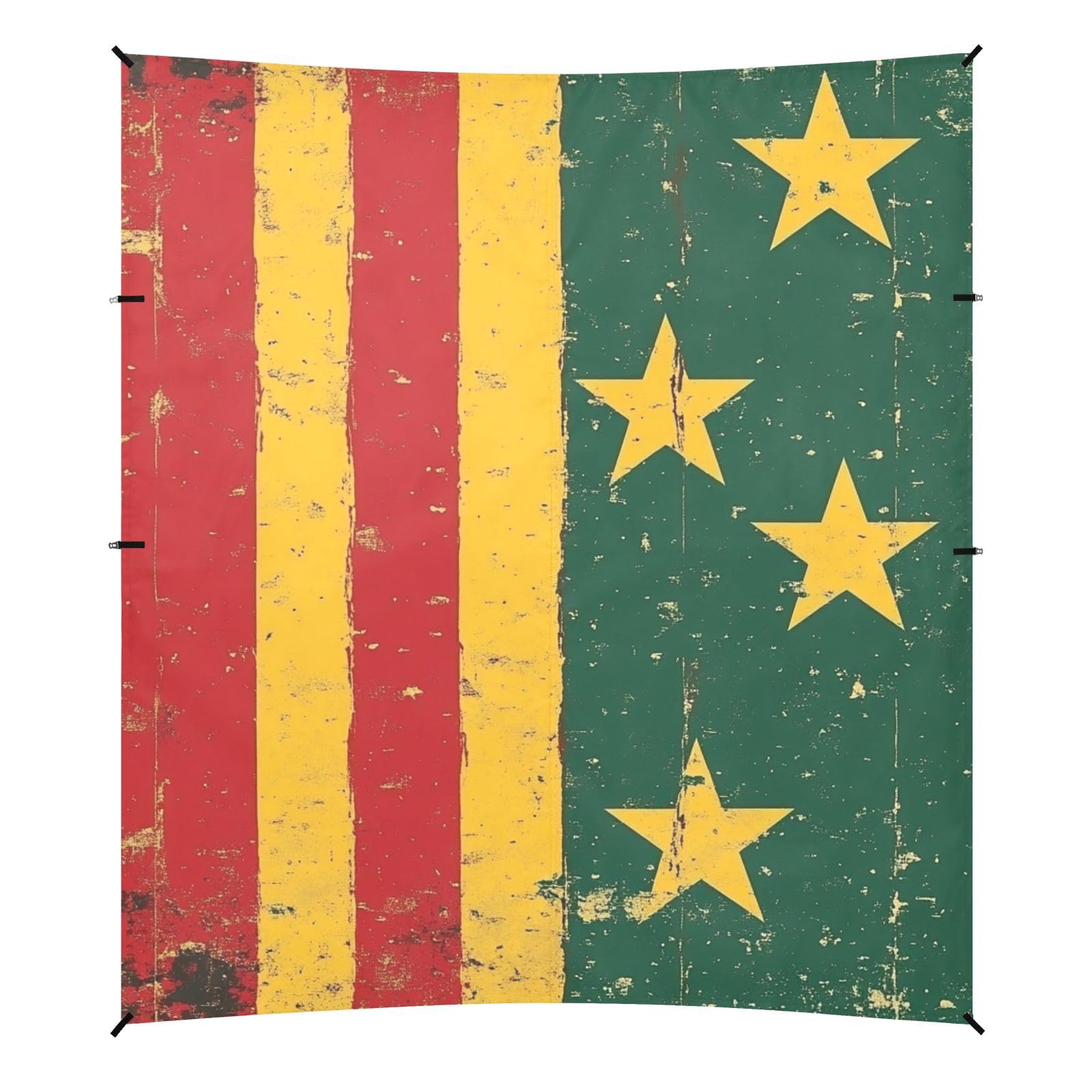 National Vietnam War Veterans Day Army Stable Beach Tent UPF50 Waterproof Large Sun Shelter with Sandbags & Sand Shovel for Family Travel