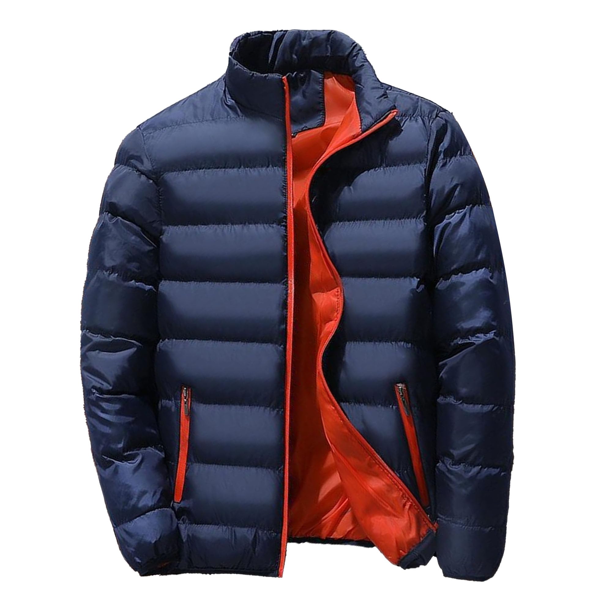 JEShifangjiusu MenS Puffer Jacket Lightweight Warm Winter Coats waterproof Windproof Insulated Outer Garment