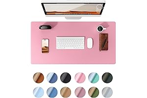 YSAGi Pink Desk Mat: A Charming Touch for Your Workspace
