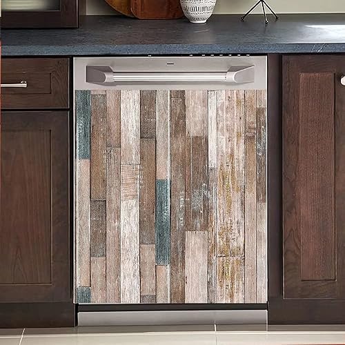 Adhesivo magnético decorativo para puerta de madera de cocina, para lavavajillas, panel magnético de refrigerador, cubierta de imán para