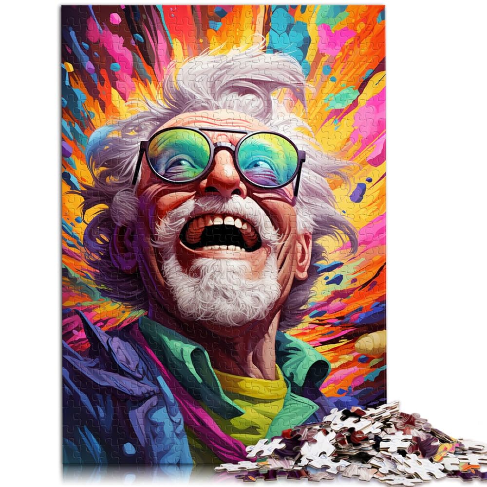 Puzzle 2000 pezzi per adulti, Gioco di Vecchio Felice, Giocattoli con pezzi completamente incastrabili di forme casuali 27,56 pollici x 39,37 pollici Adolescenti da 14 Anni e Più