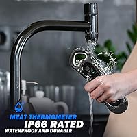 Vista 5 de Termómetro digital de carne, termómetro de carne de lectura instantánea para parrilla y cocina, con abridor de botellas, termómetro de alimentos