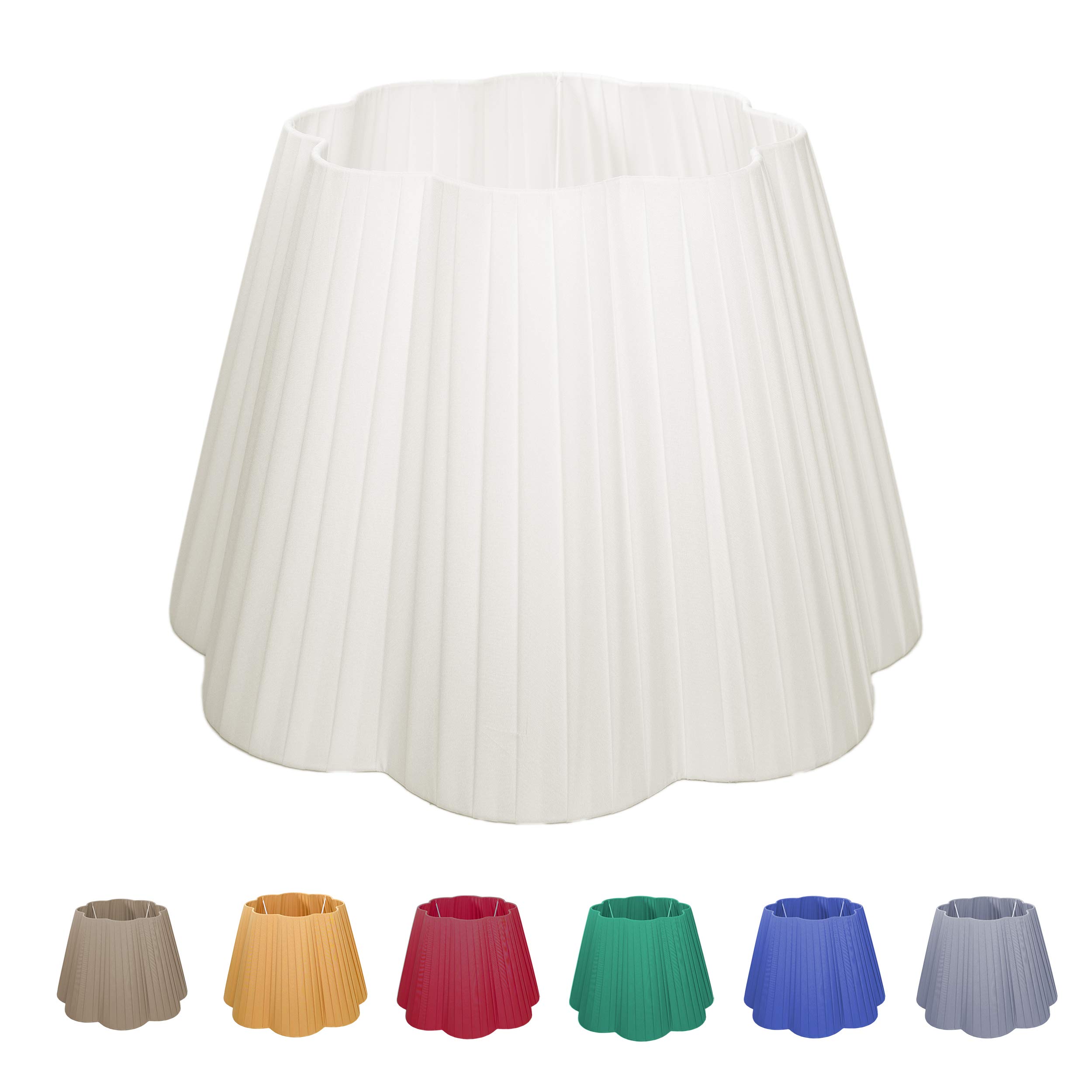 Portalampada Filettato Con Ghiera Attacco Grande E27 Bianco Per Abat