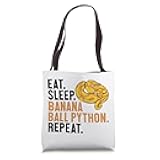 Eat Sleep Banana Ball Python Repeat Banana Ball Python Tote Bag