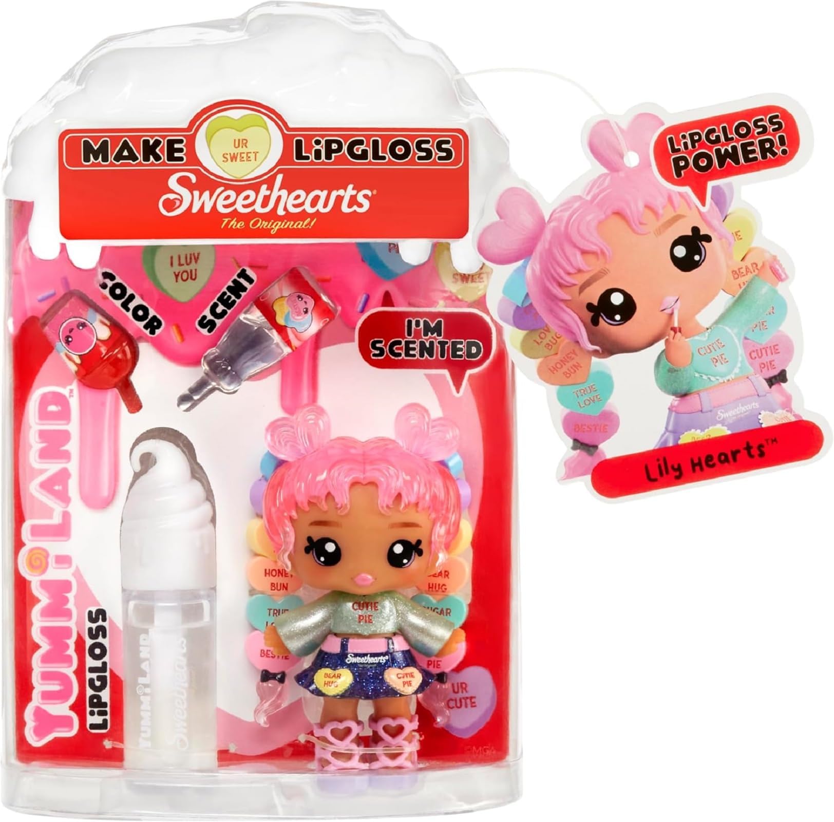 MGA Entertainment Yummiland Lip Gloss Doll - Pink (Lily Hearts)