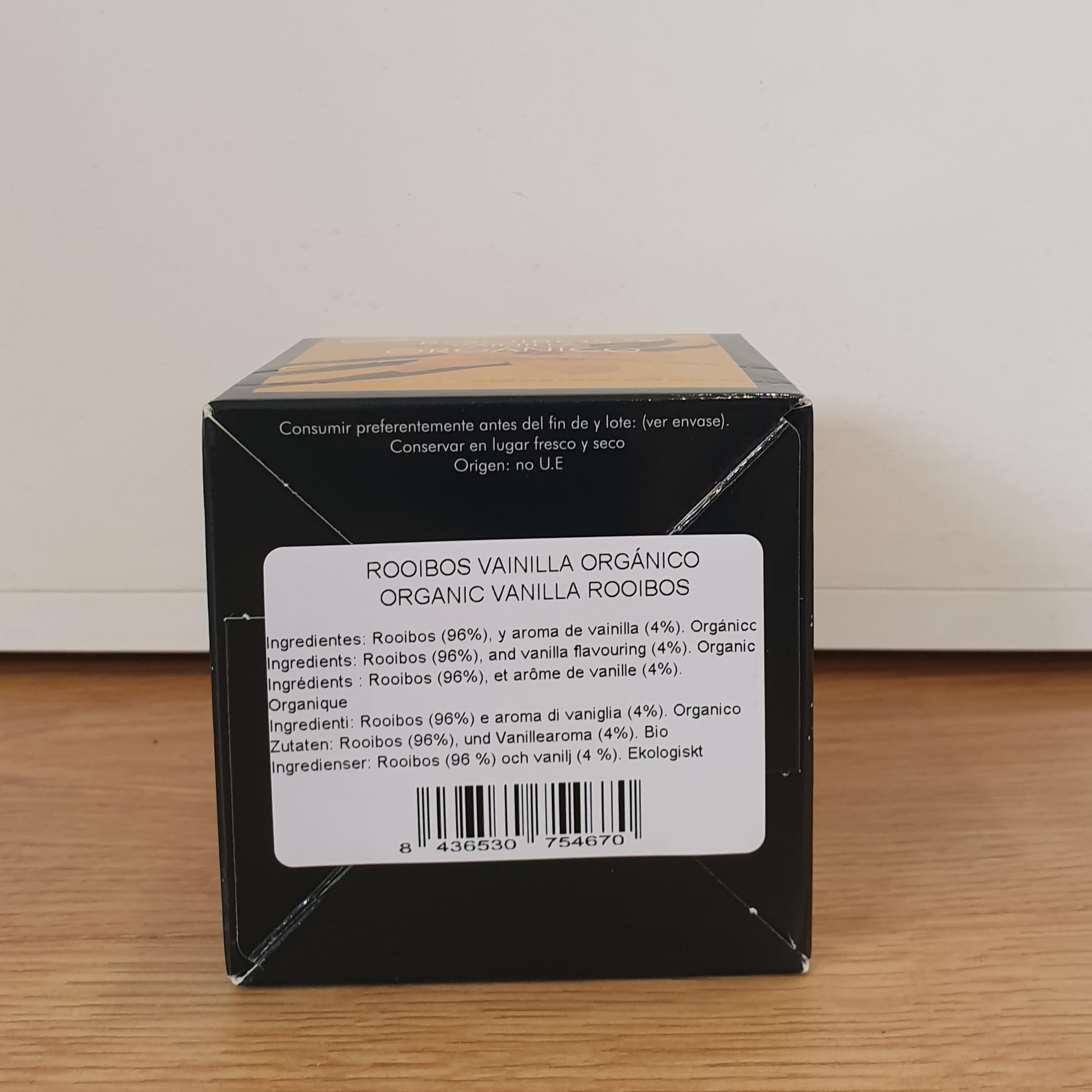 CAFES GUILIS DESDE 1928 AMANTES DEL CAFE Rooibos Orgánico de Vainilla en Hoja Caja 15 Pirámides - Pack 4