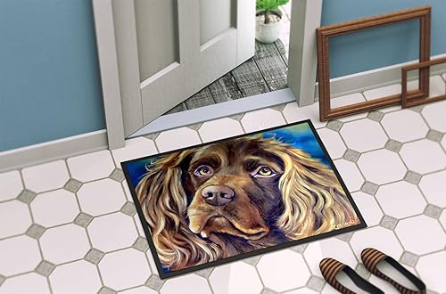 Miniatura 4 de Tesoros de la Caroline 7402jmat Boykin Spaniel para interiores o exteriores Mat, 24" H x 36" W, multicolor