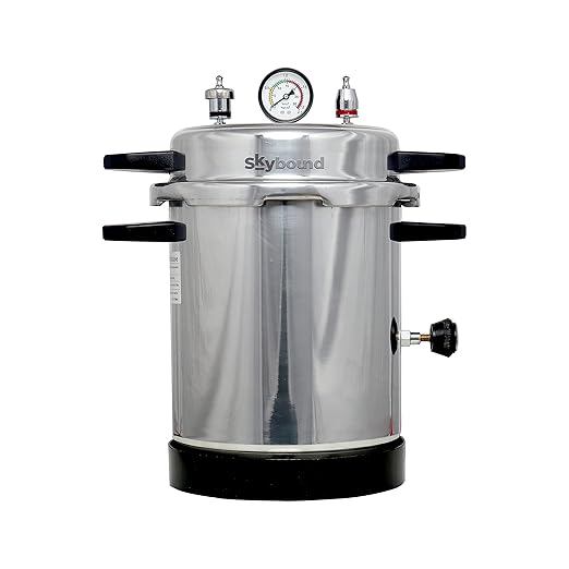 Skybound Autoclave Sterilizer (10 Litre (9" Dia. X 11''H) for clinic