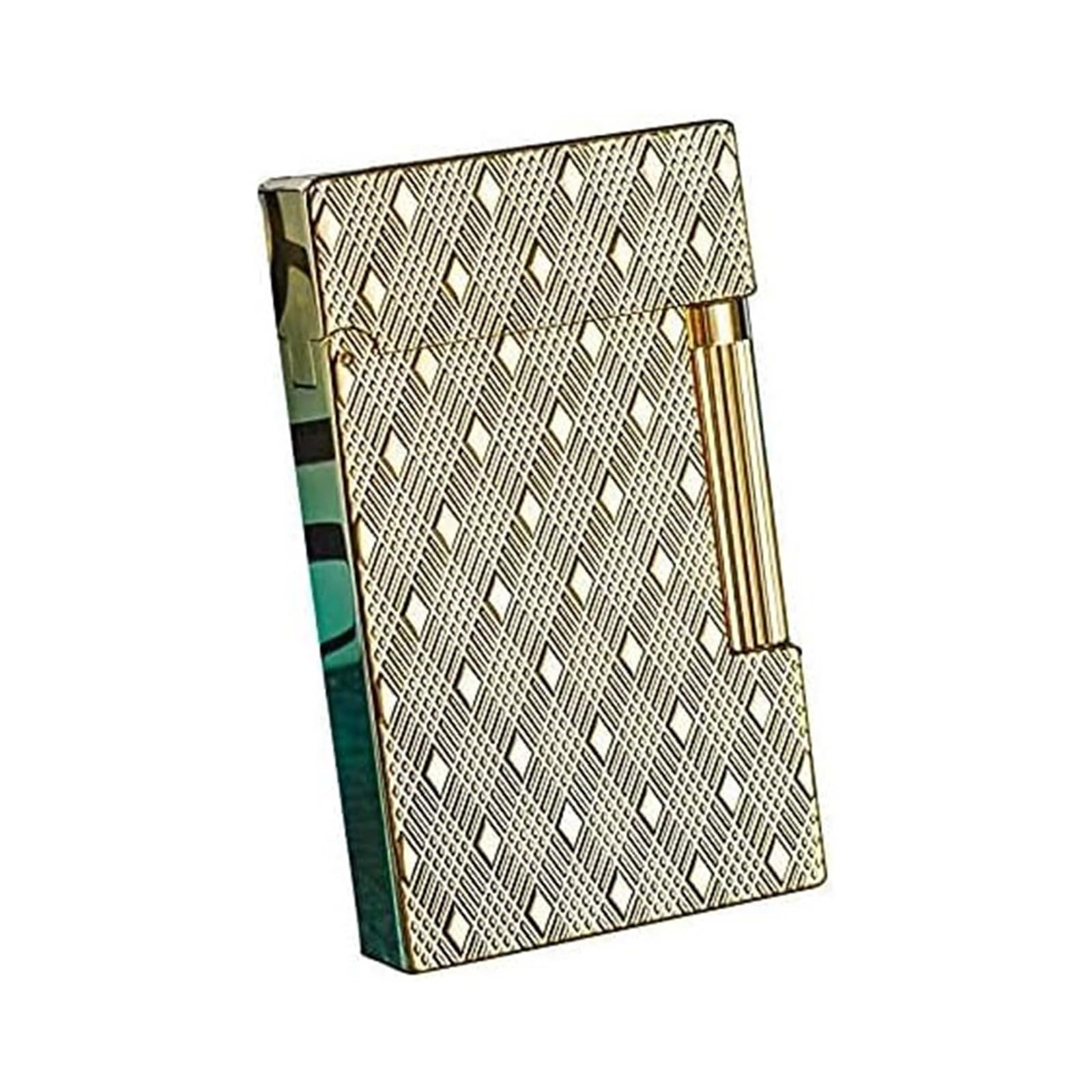 Encendedor de llama suave de cobre, llama ajustable, recargable, ideal para barbacoas, velas y uso al aire libre, para hombres