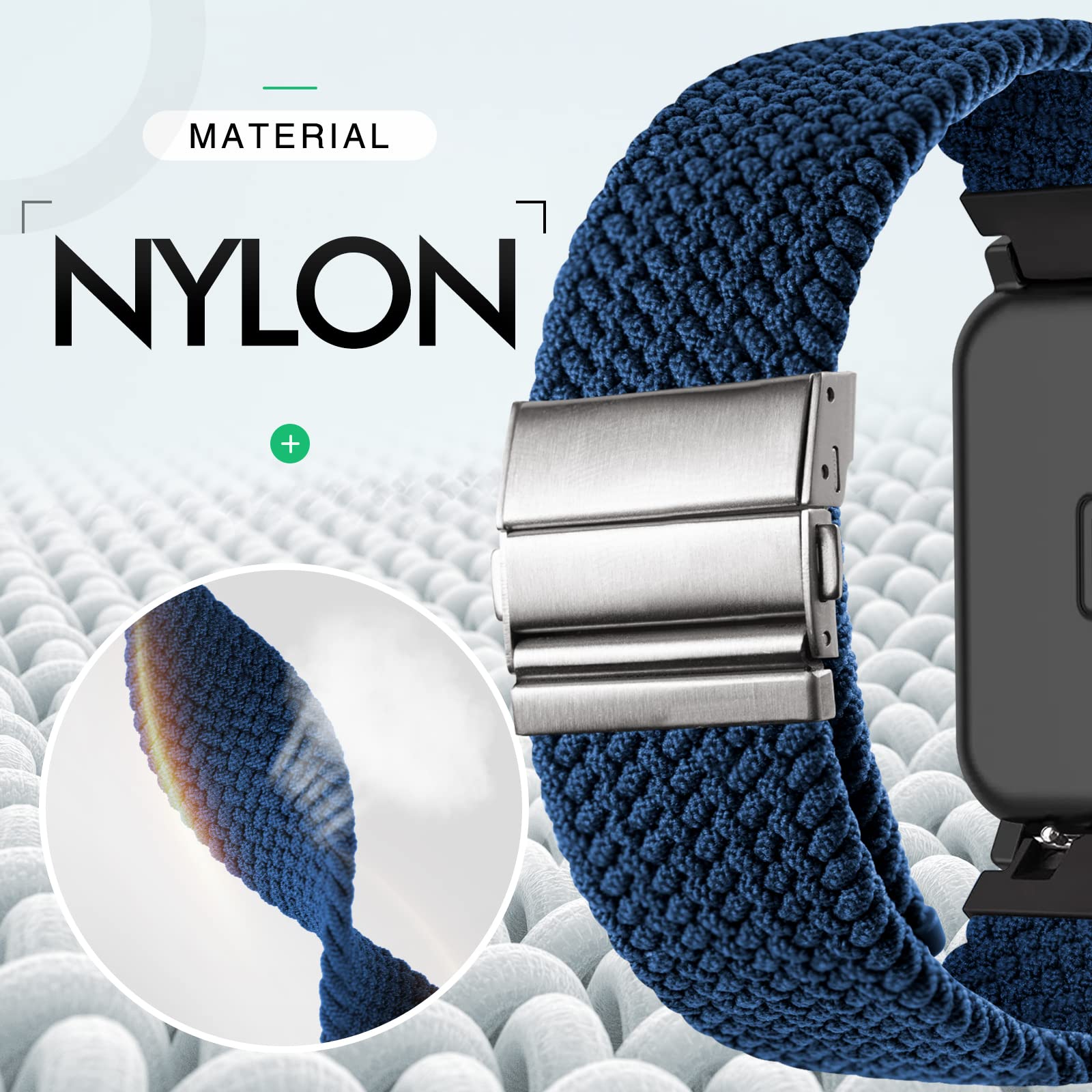 Cinturino In Pelle Per Amazfit GTS3, GTS 2e, GTS 2 Mini, BIP S – Ricambio Morbido, Colori Assortiti, Regolabile