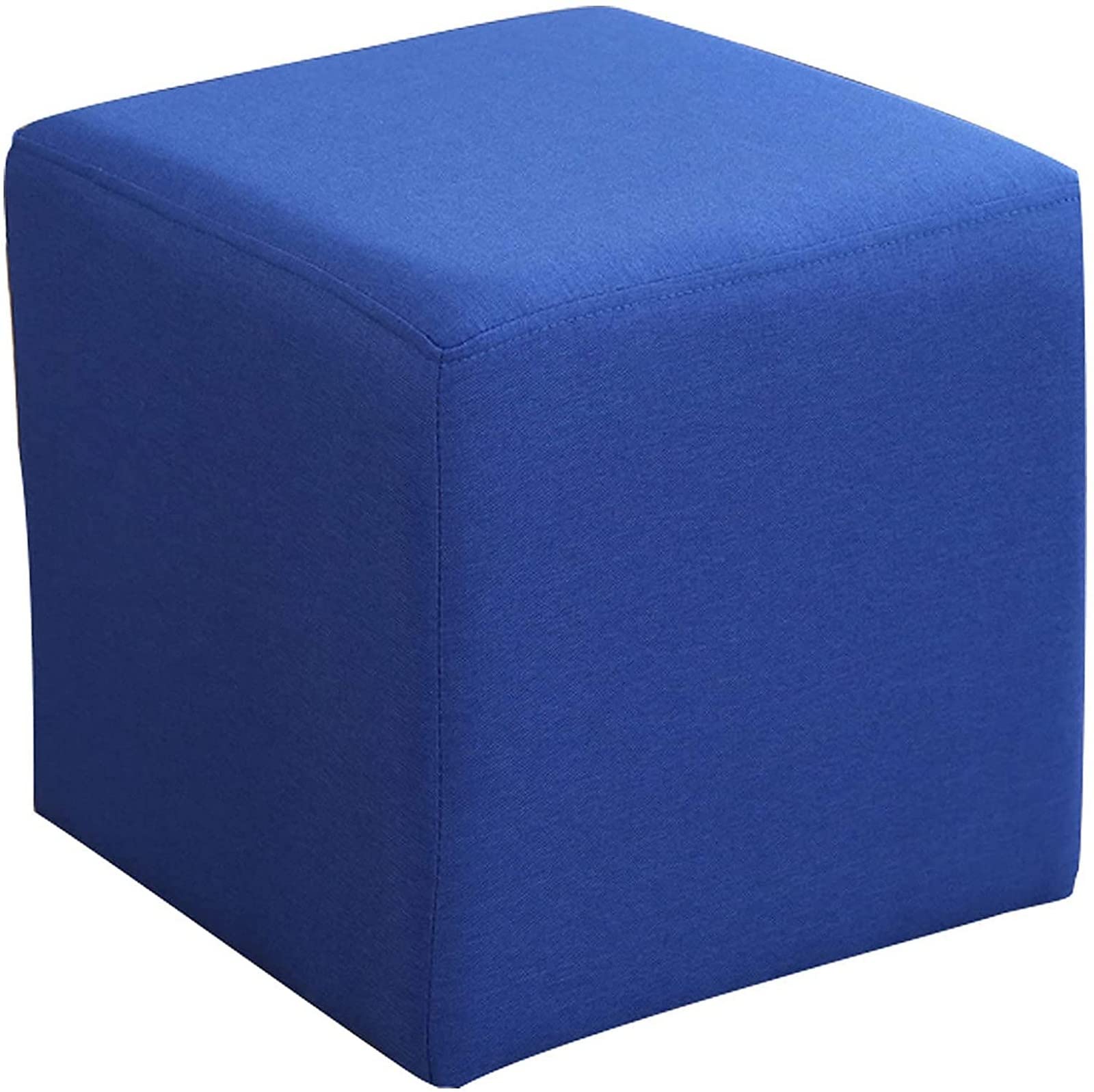 Repose-pieds ottoman coton lin pour un coin lecture cosy dans le salon