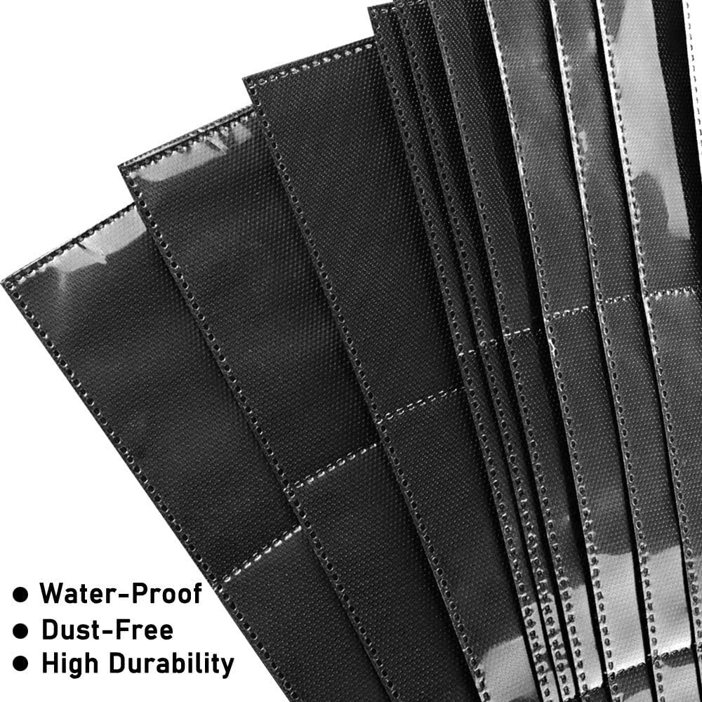 450 Pockets Trading Baseball Card Sleeves Binder, 25 Pages Double-Sided Protector Sports Card Binder Fit for MTG YU-GI-OH Cards, Football Cards, Game Cards, Standard Sized Cards for 3-Ring Binder