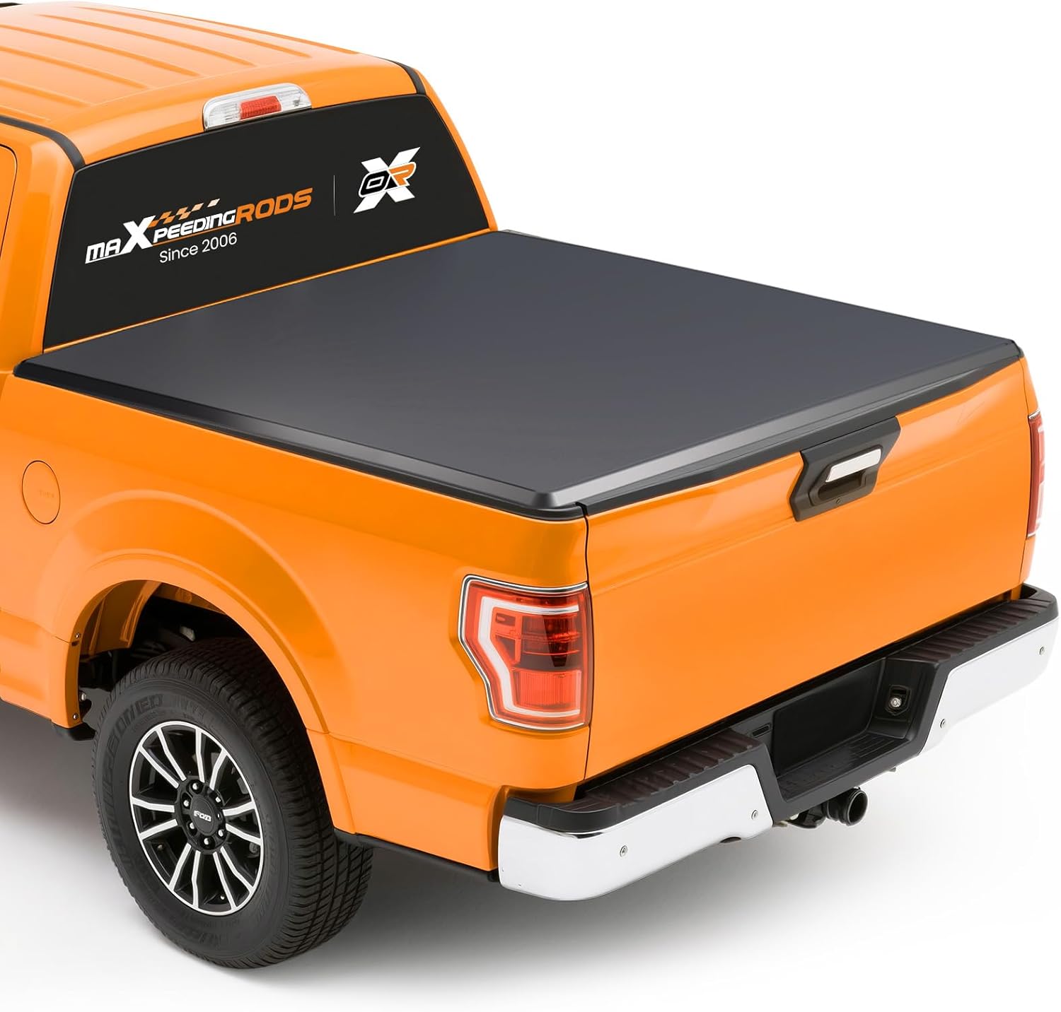 maXpeedingrods Soft Roll-up Tonneau Cover Compatible with 2002-2025 Dodge Ram 1500 2500 3500, 8FT Vinyl Truck Bed Cover