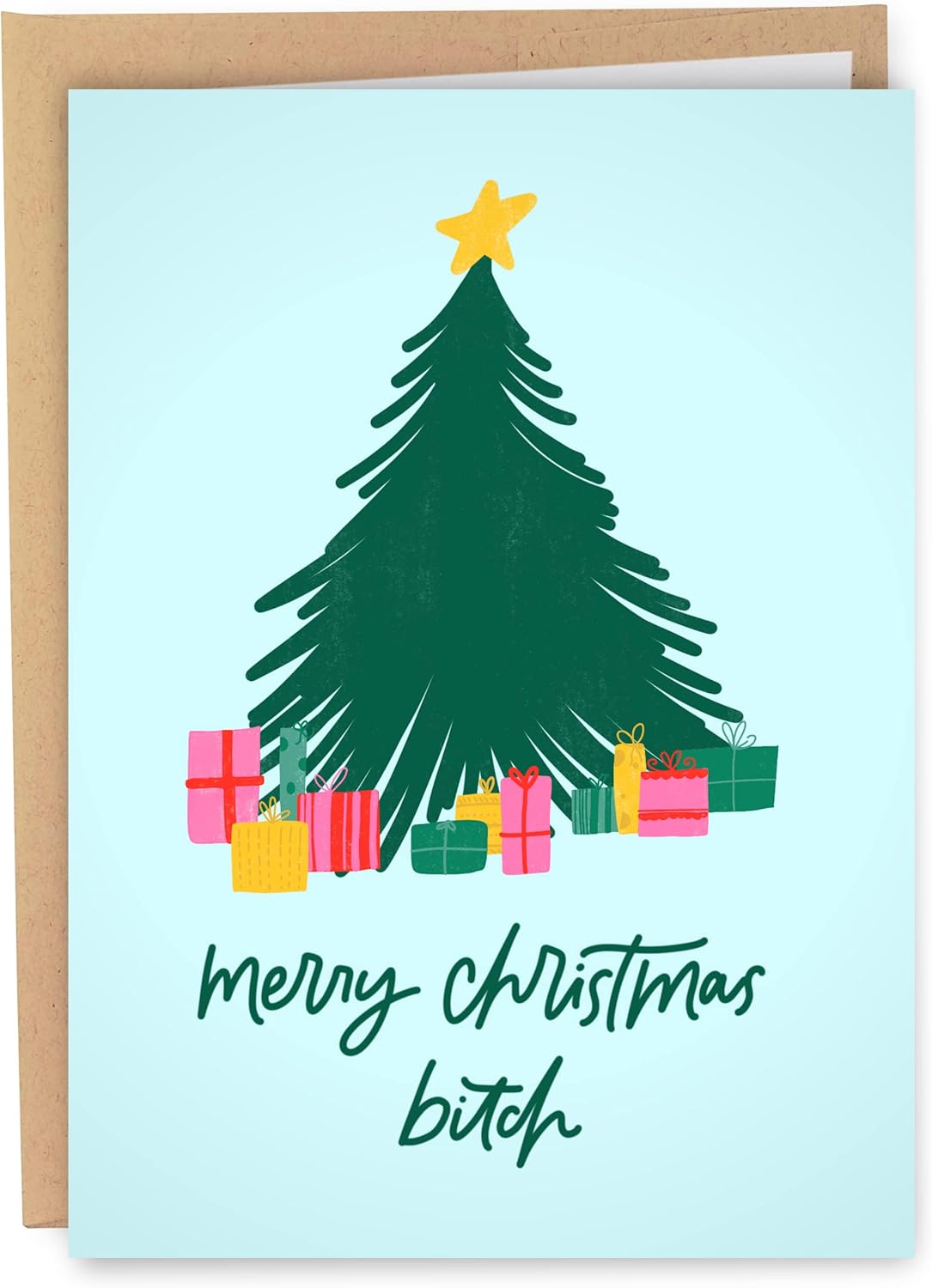 Sleazy Greetings 面白いクリスマスカード レディース 信憑 メンズ メリークリスマスビッチカード 彼または彼女に 汚れたホリデー クリスマスカード いたずら無礼