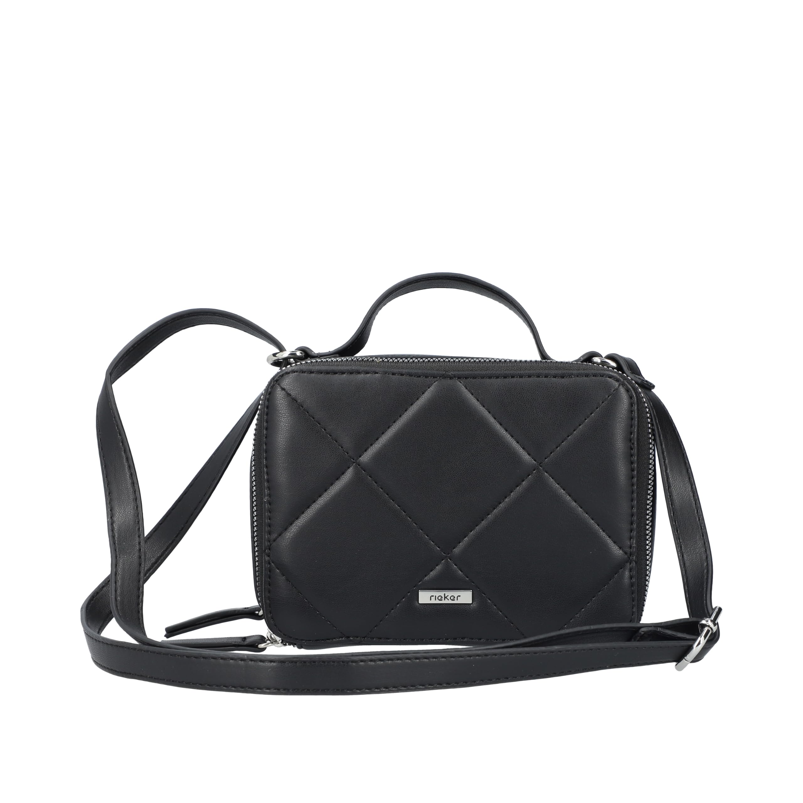 Rieker Women's H1513 Shoulder Bag, black, S