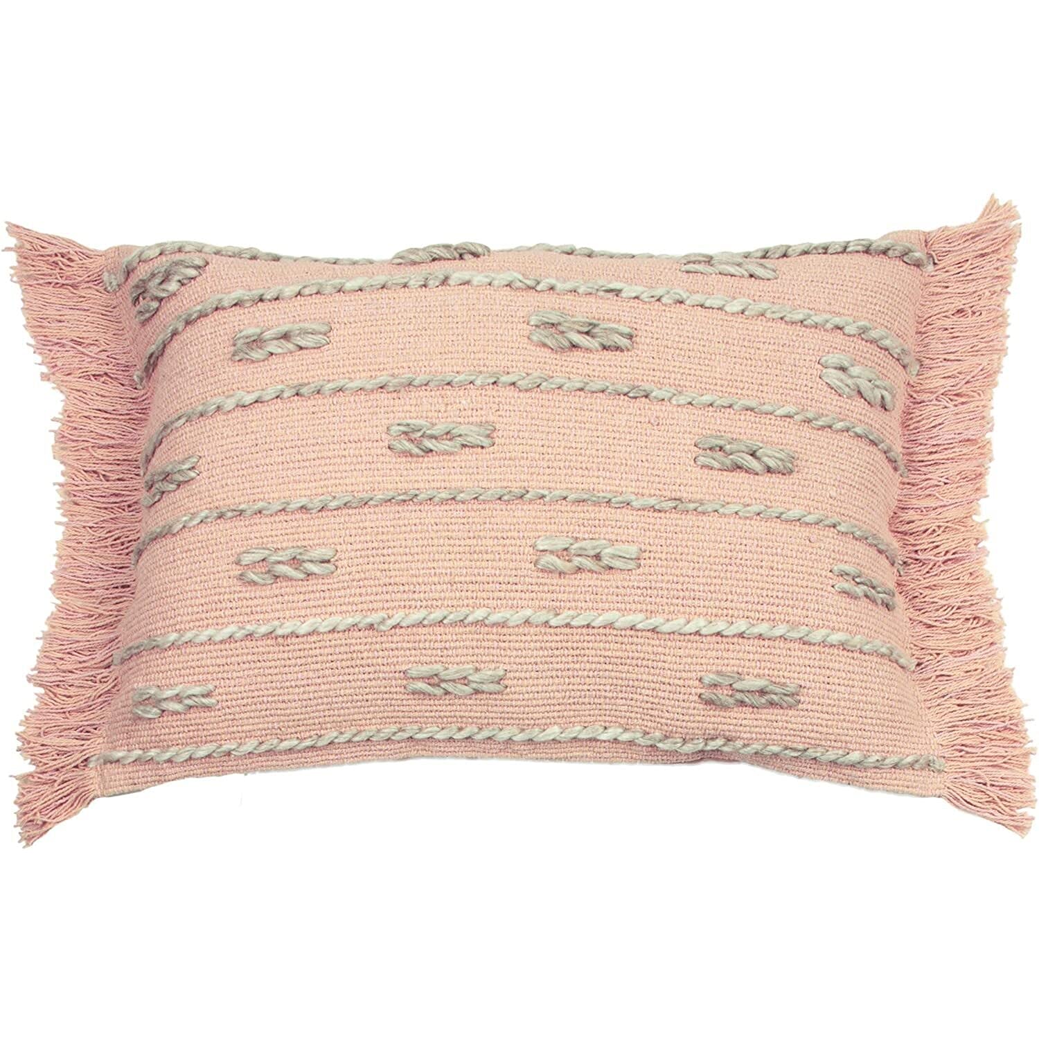 Furn. Sigrid Scandi Fringed Cushion Cover from B&Q