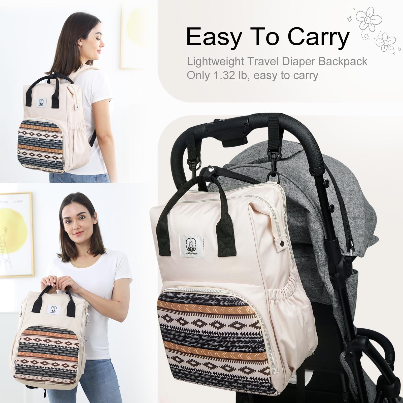 Bolsa de algodón diaper