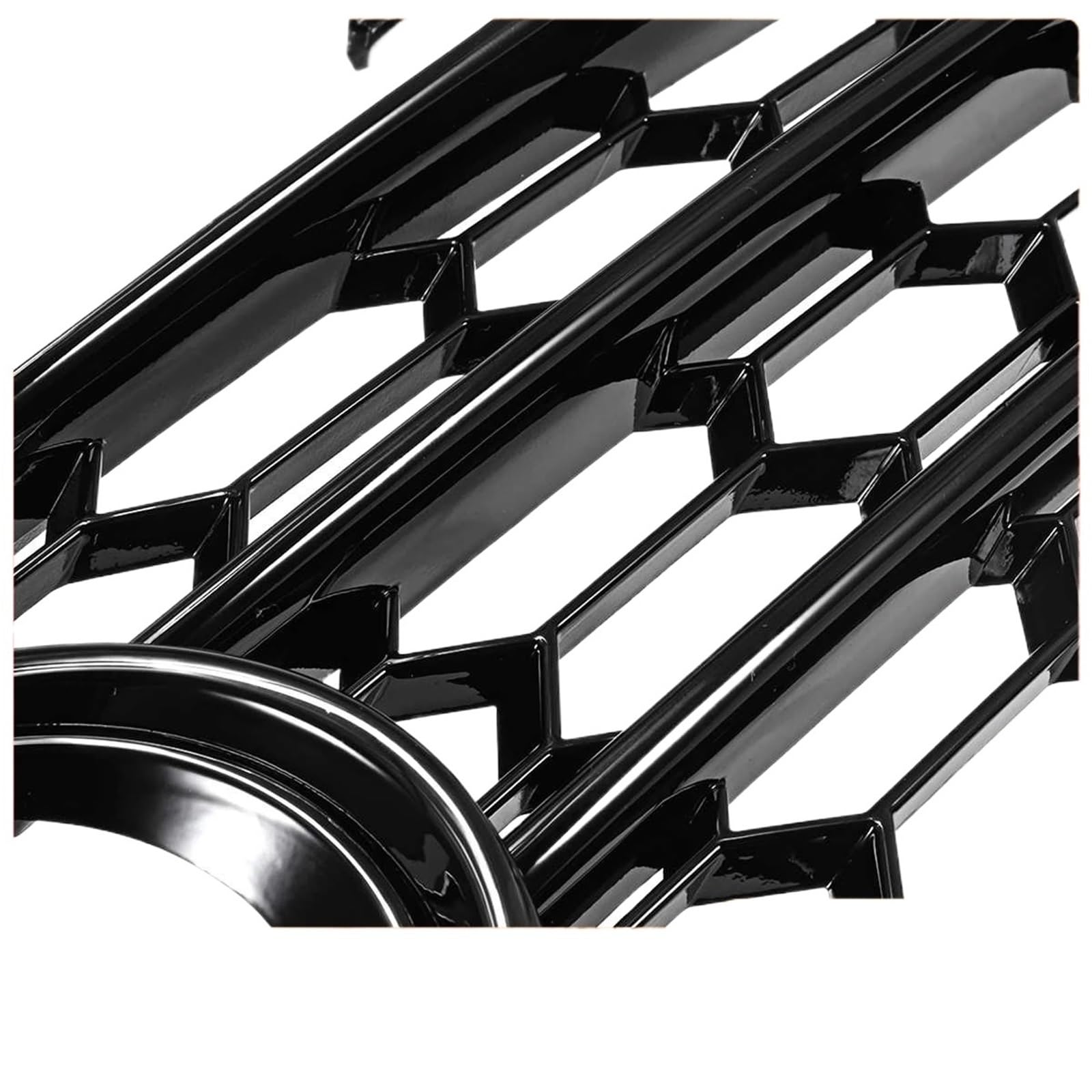 Pasuje do Audi A3 8P S-Line 2009-2012 Przedni zderzak Przeciwmgielne Grille 1 Para Plaster Miodu Siatka Przeciwmgielne Lampy Wyścigowe Grill Pokrywa