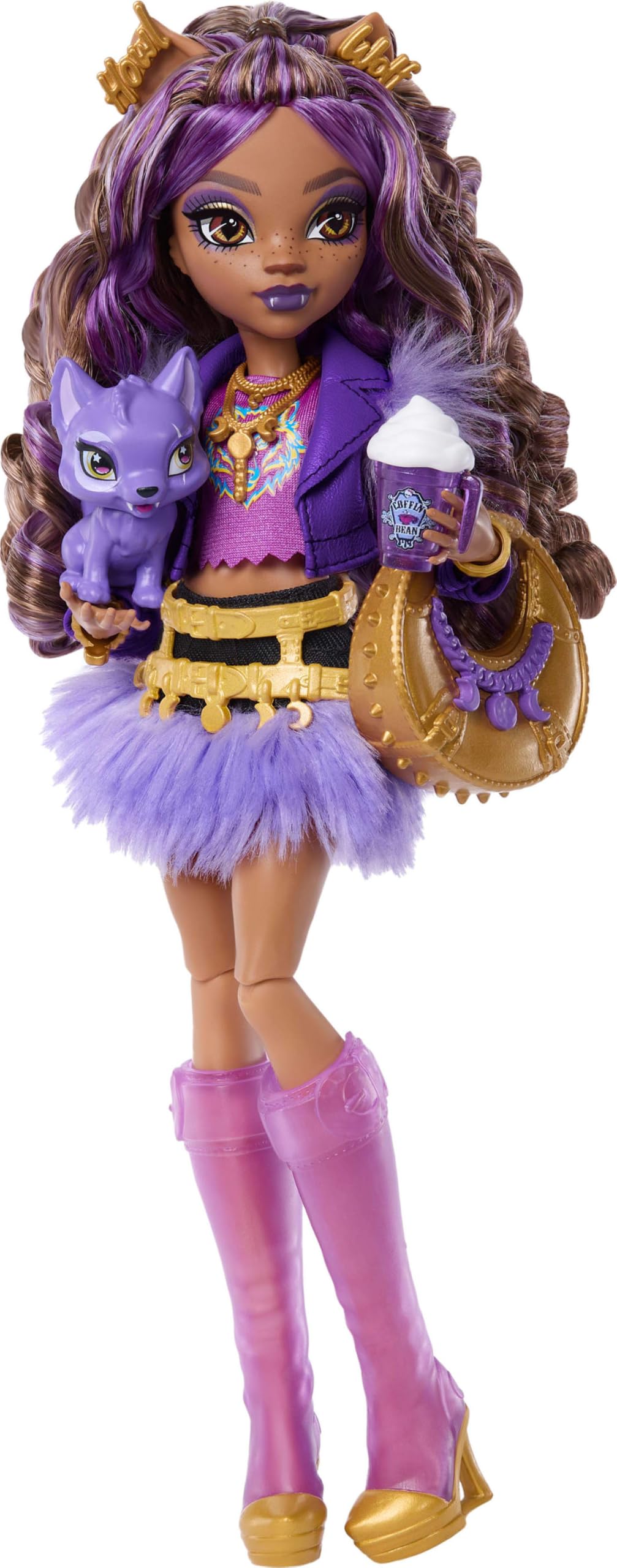 Monster High Lalka Clawdeen Wolf z wilczym szczeniakiem