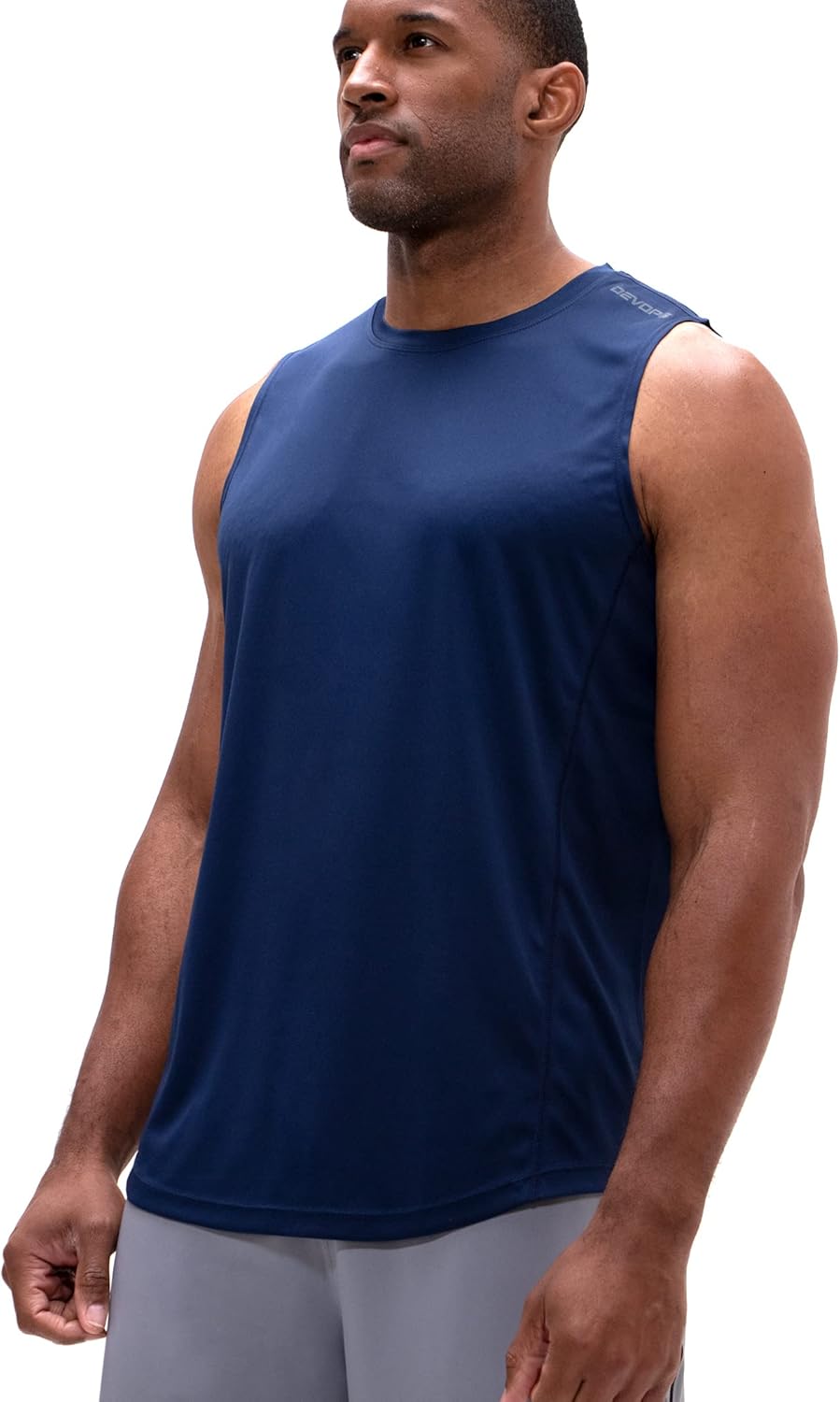 DEVOPS Men's Relaxed-Fit Workout Loungewear Gym Tank Top Sleeveless - Image 5