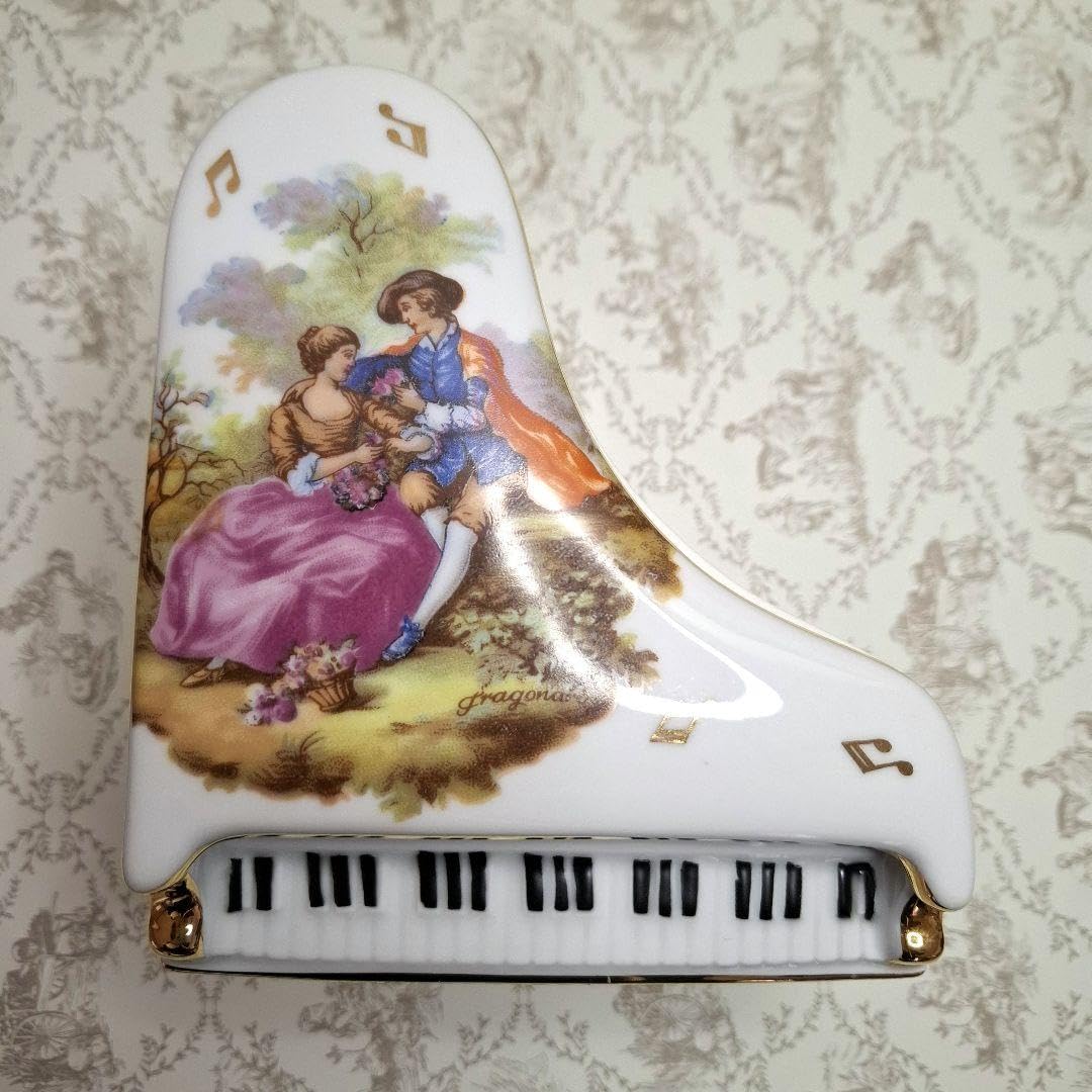 Amazon.co.jp: ☆リモージュ☆ピアノ 大型 トリンケット