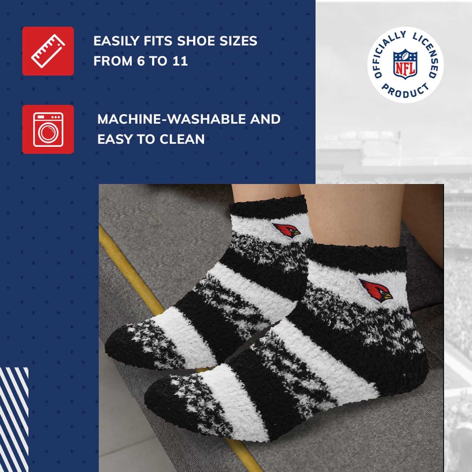 For Bare Feet unisex Nfl Cozy Soft Slipper Socks - Home Socks for Ultim