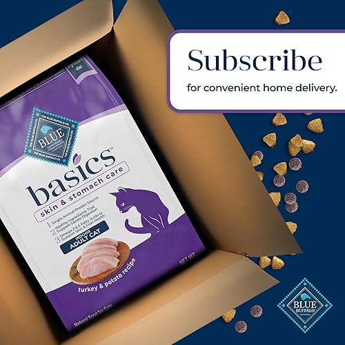 Miniatura 10 de Blue Buffalo Basics - Alimento seco para gatos domésticos adultos con ingredientes naturales limitados para una dieta libre de granos