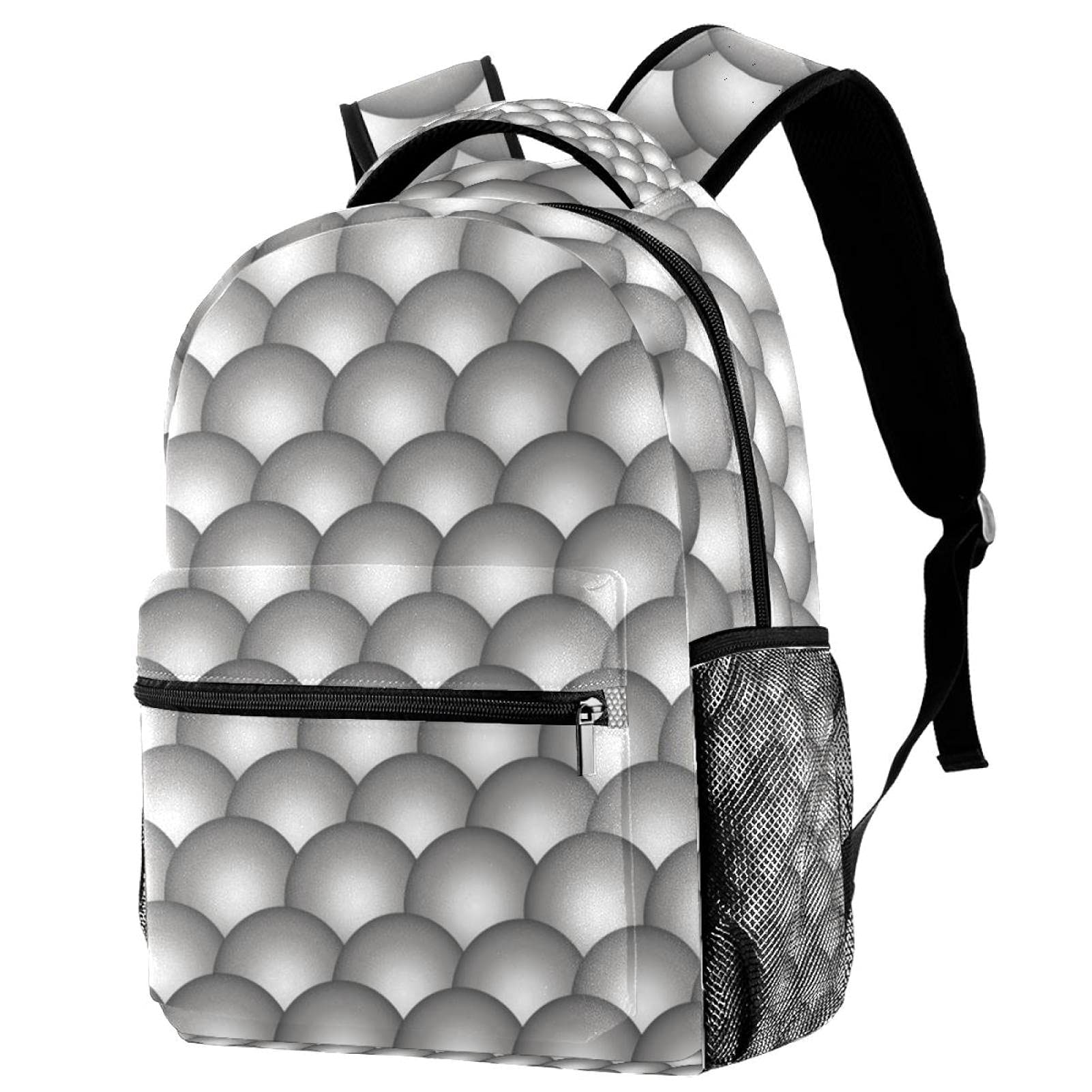 Sac à dos décontracté pour femme à texture écailles grande capacité - 7