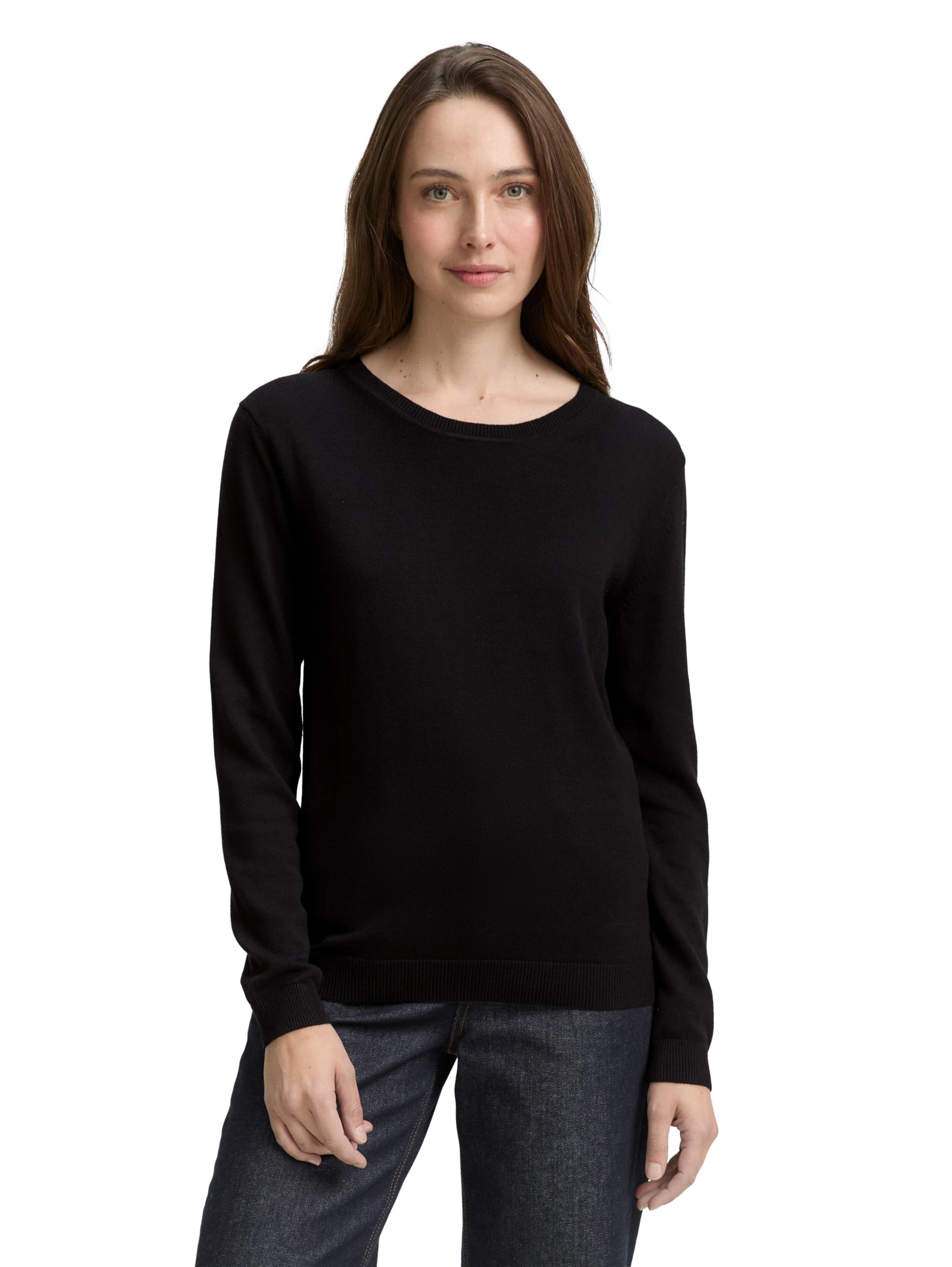 Tom Tailor Damen Basic Strickpullover