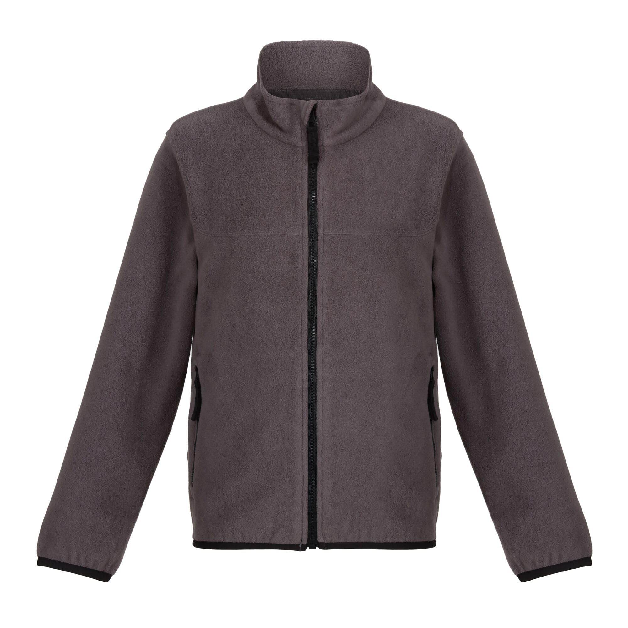 Regatta Professional Boys Full Zip Micro Fleece Jacket, Seal Grey, 32 EU