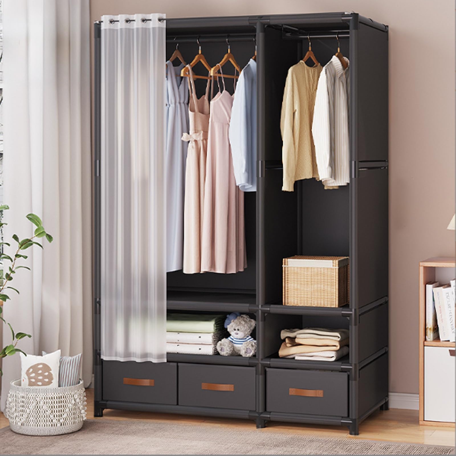 Amazon.co.jp: Closet Storage, Clothes Storage, Closet, Wardrobe