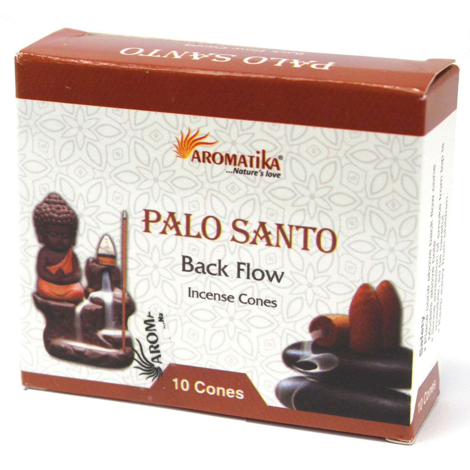 Ancient Wisdom Light Brown -Palo Santo Aromatica Backflow Incense Cones - Palo Santo