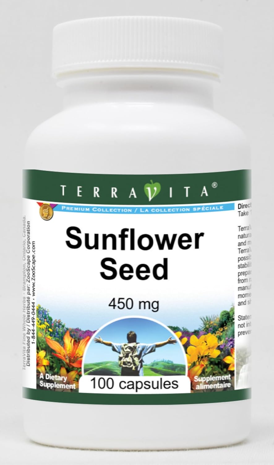 Sunflower Seed - 450 mg (100 Capsules, ZIN: 521480)