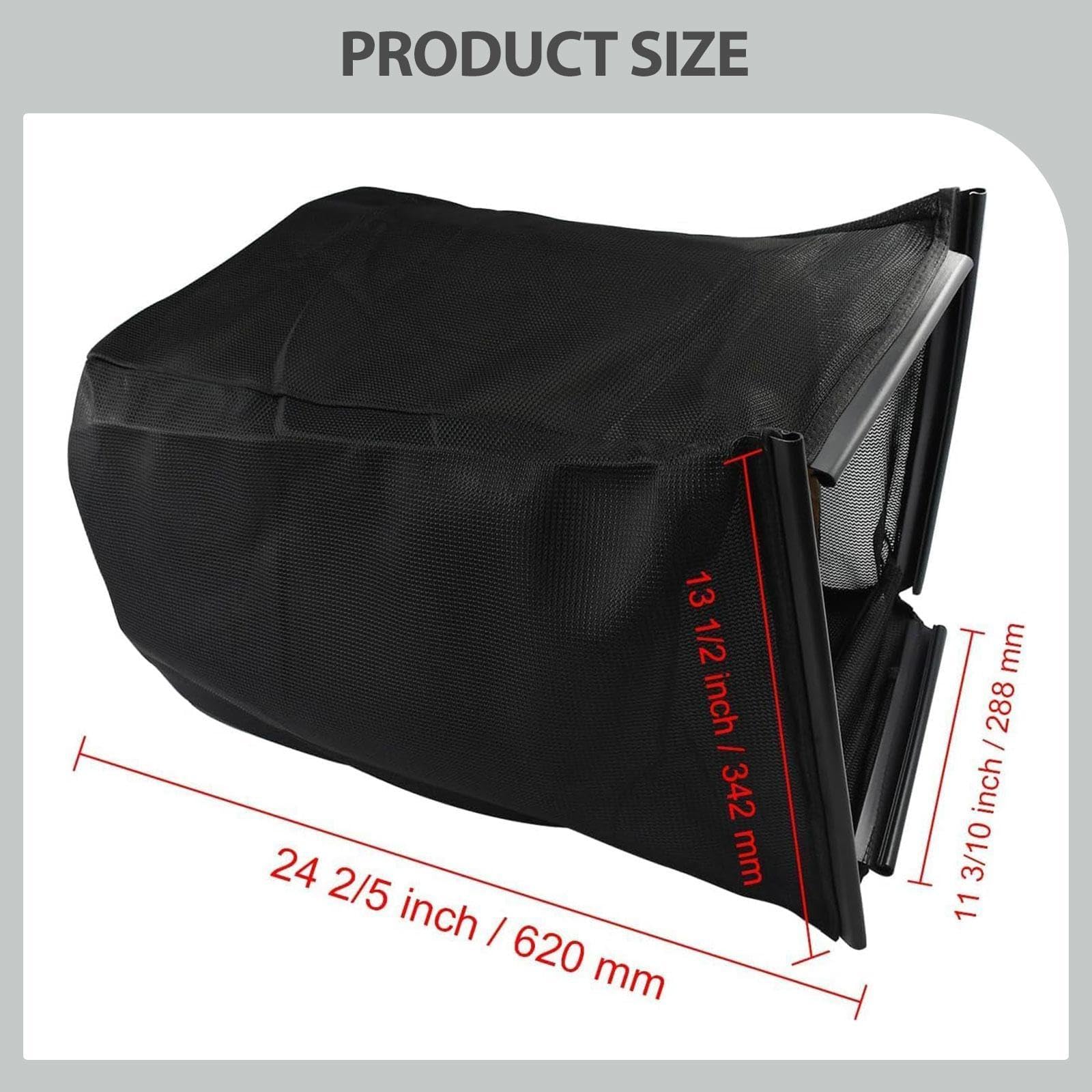 Bolsa para Cortacésped Compatible con 81320-VL0-P00 Repuesto de Colector de Césped Resistente de Tela Transpirable Adecuada para Jardín Patio Porche