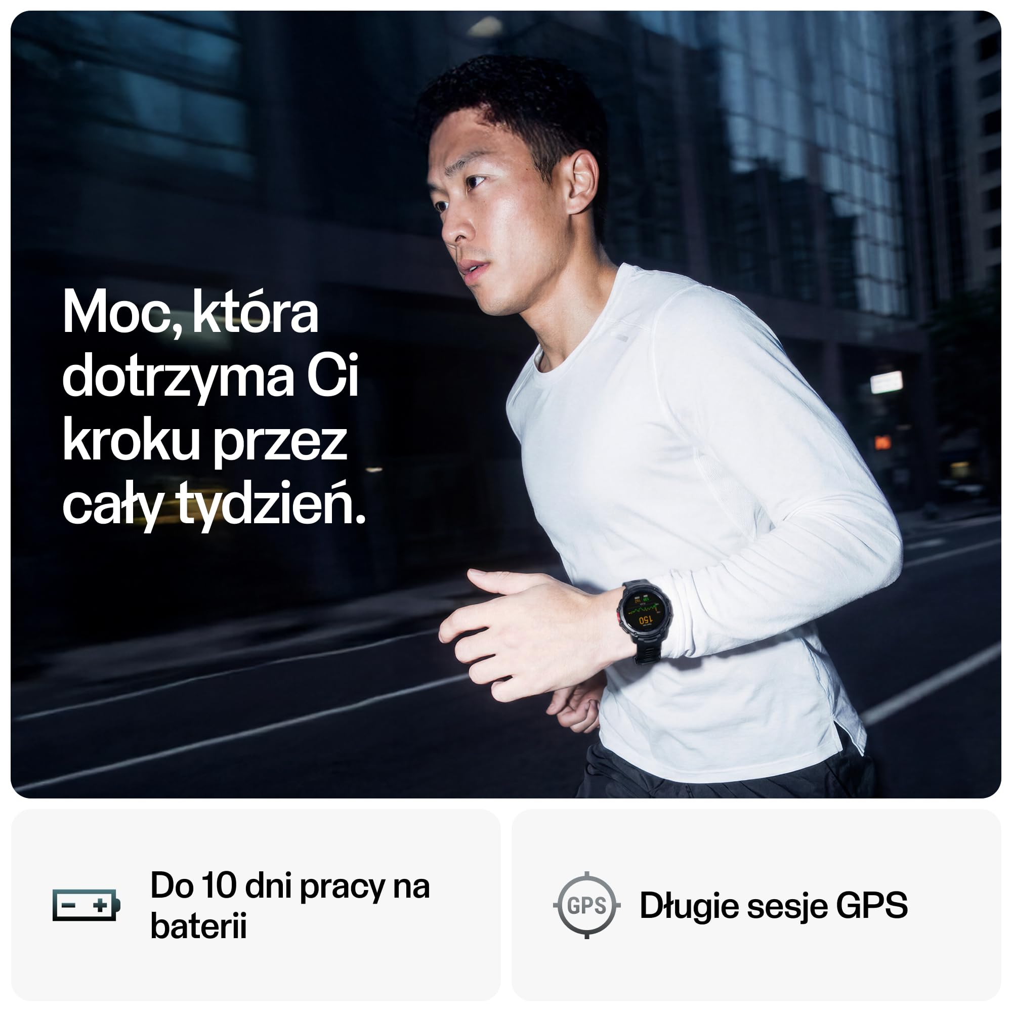 Polar Street X – Zegarek Sportowy GPS Meski i Damski – Pulsometr – Trening Hybrydowy – Wytrzymaly Zegarek Sportowy Running – 3 Lata Gwarancji Amazon Exclusive