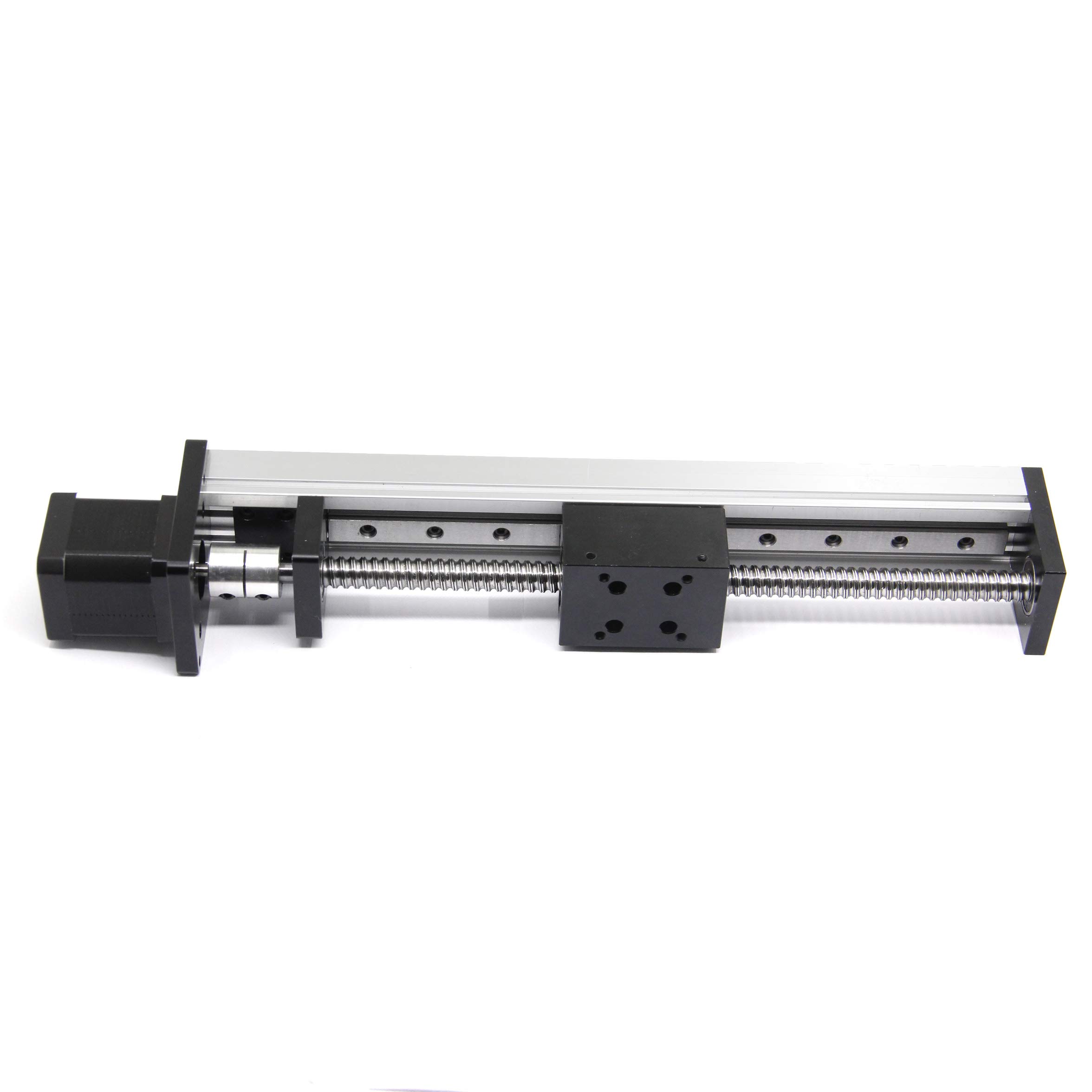 Siłownik liniowy o długości skoku 200 mm z kwadratowymi szynami liniowymi, śrubą kulową SFU1204 z silnikiem krokowym NEMA17 do części do routera CNC DIY, oś XYZ