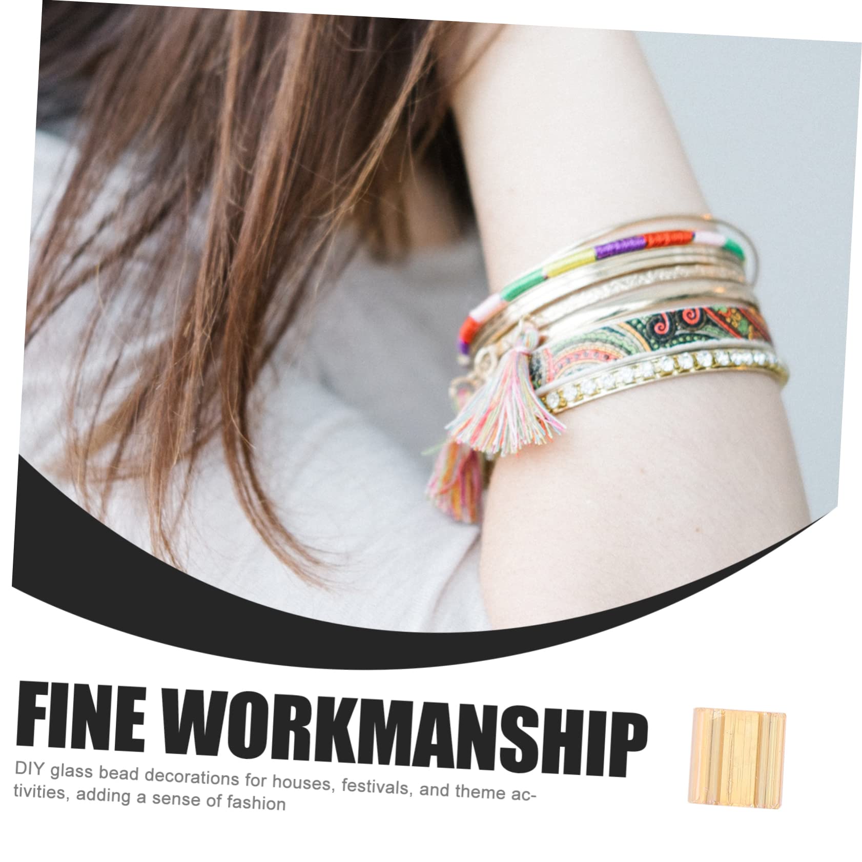 jojofuny 2 Series Cuentas Decorativas Talón Cuentas Para Hacer Joyas Collar Para Pulseras Haciendo Rosario Departamento Adornos De Perlas Vidrio 400 Piezas*2