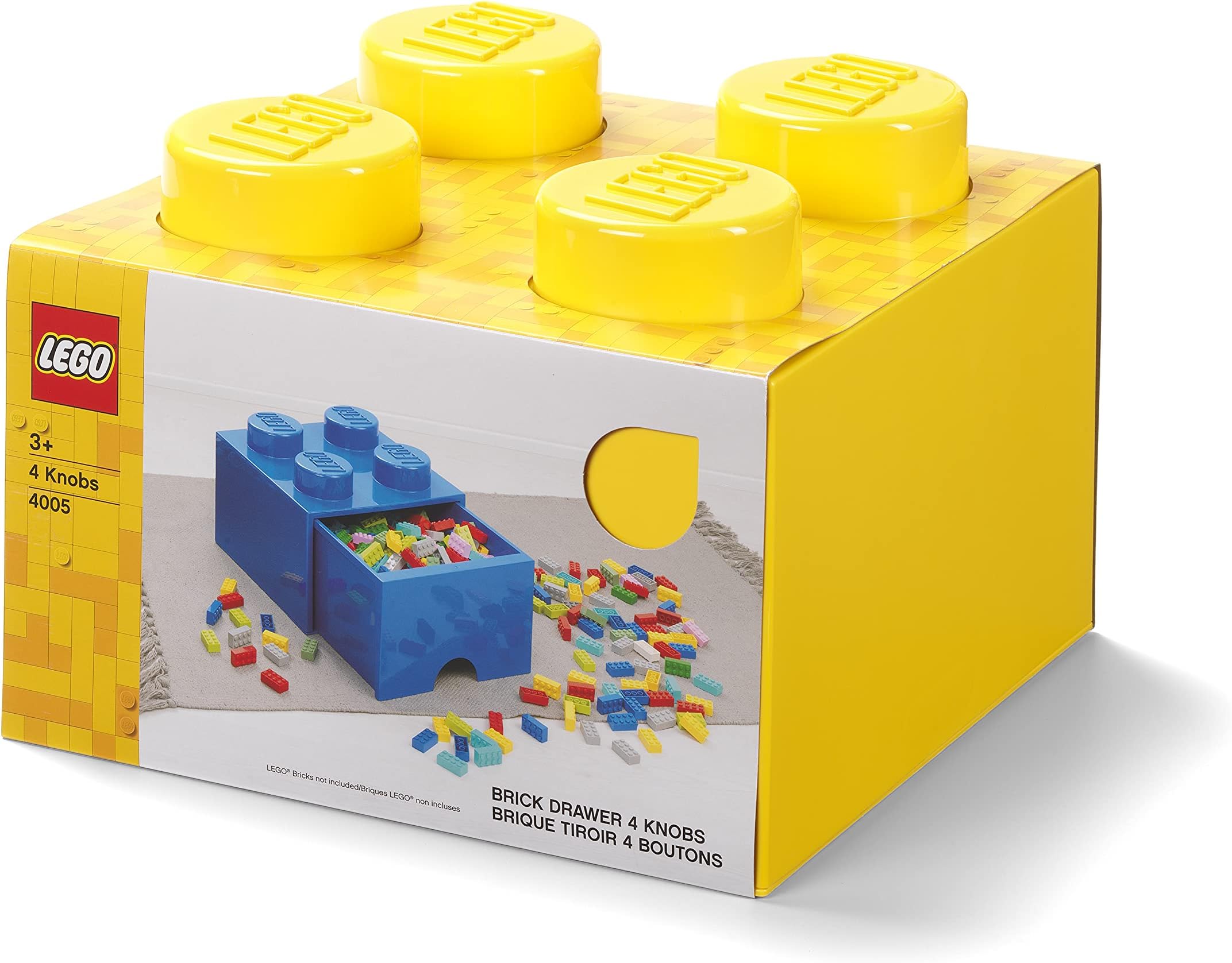LEGO40051732 Storage Brick Drawer 4, Yellow