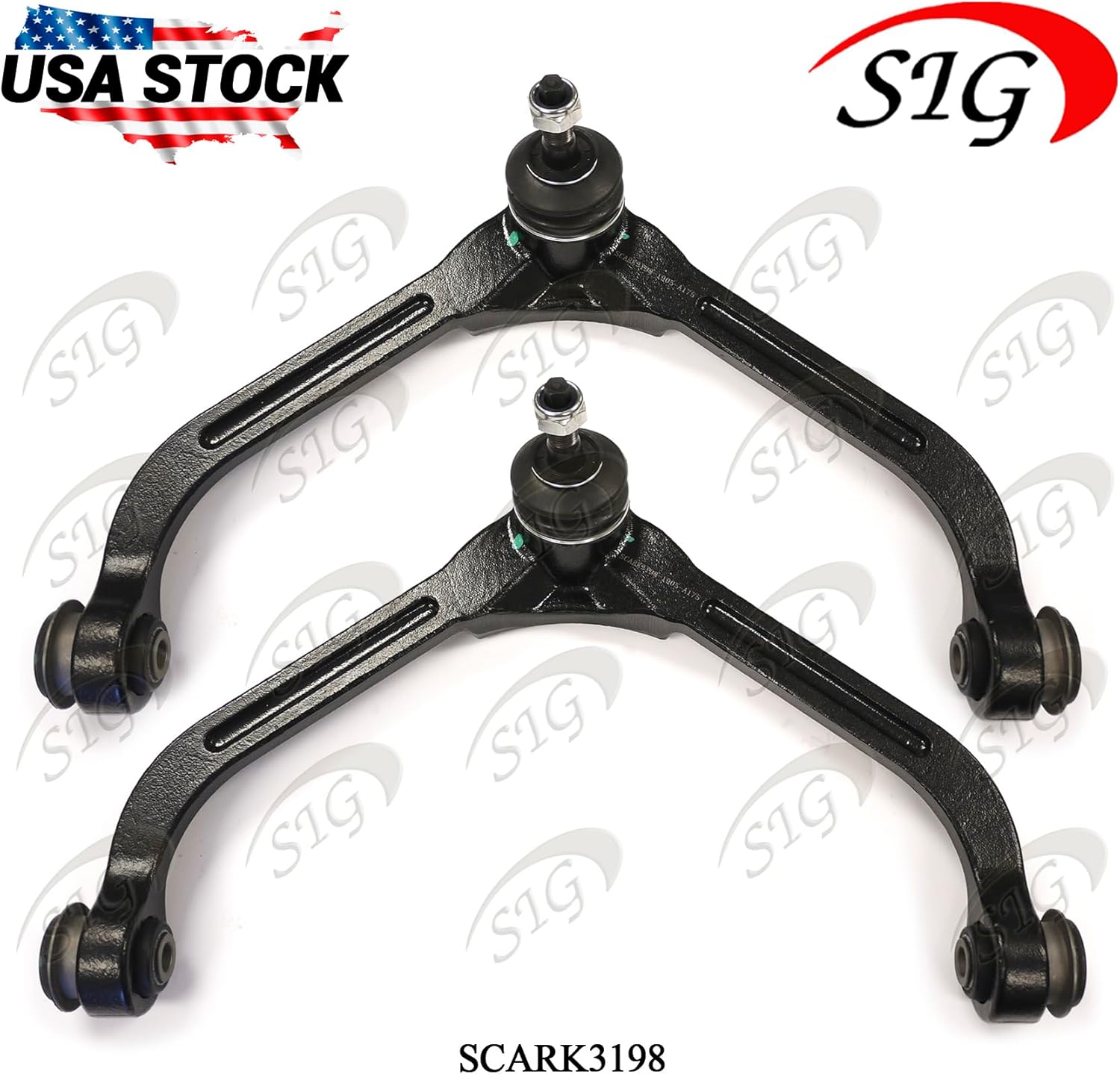 10PC Front Suspension Control Arm Kit Front Upper Control Arm w/Ball Joint & Lower Ball Joint & Stabilizer Sway Bar Link Front Inner & Outer Tie Rod End Compatible with 2002 2003 2004 Jeep Liberty